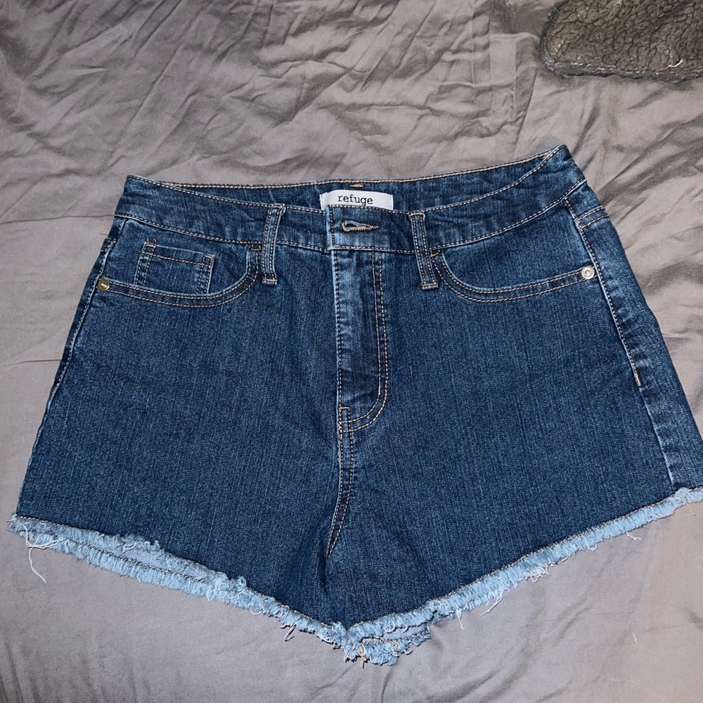 Denim shorts